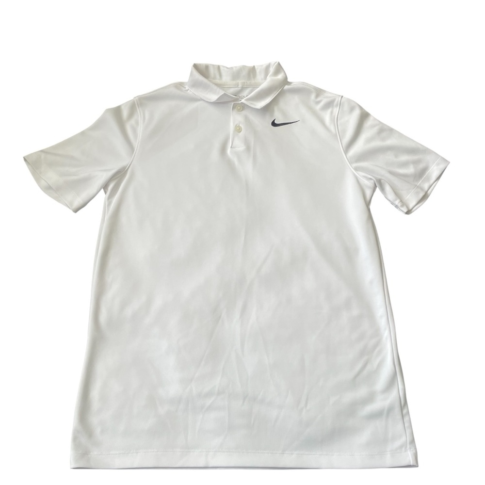 Boy’s Nike Golf Dri-Fit White Polo Shirt